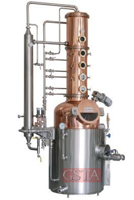 304 Stainless Steel 100L Vodka Whisky Distillery Equipment for Home Distillation