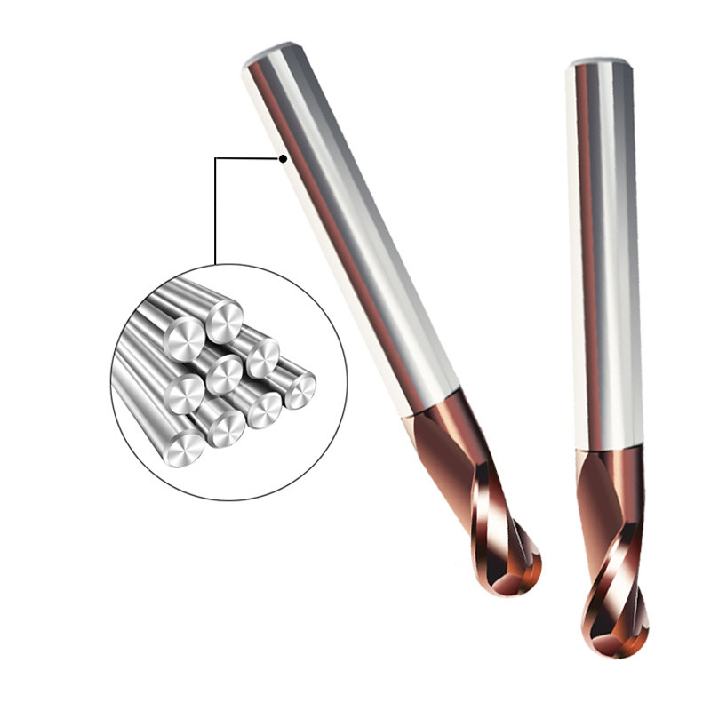High Hardness Steel 2 Flutes R2 Carbide Square End Mill Hrc65 SX