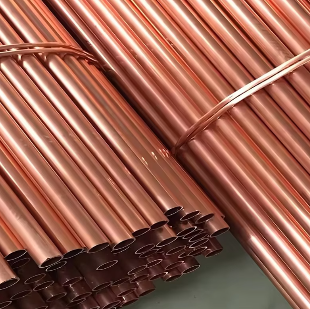 C10700 C12000 T2 Pure Seamless Copper Tubing Round/Square/Rectangular Copper Pipe For HVAC Refrigeration