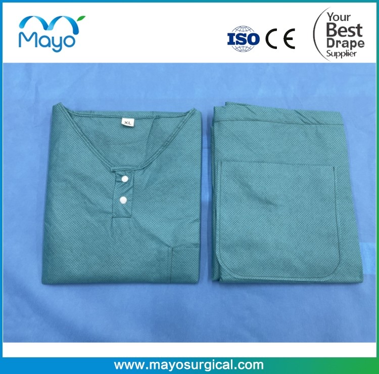 Disposable Medical Hospital Uniform Surgical Scrub Suit For Doctors And Nurses