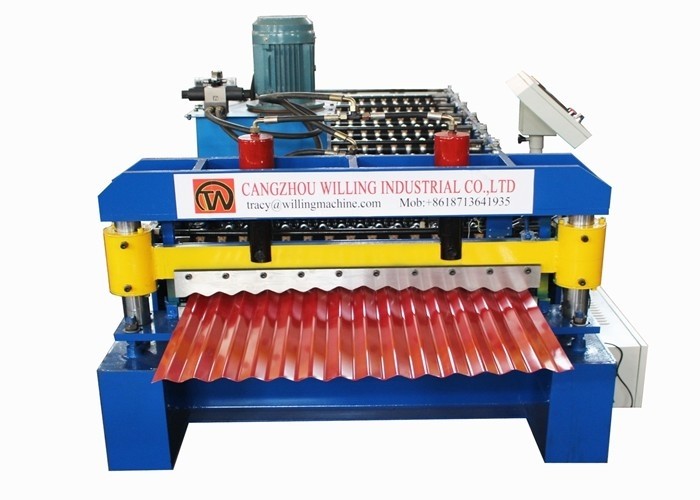 High Precision Fully Automatic Roof Tile Forming Machine Ibr Sheet Rolling