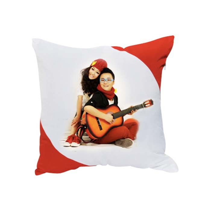 Colored Angle Blank Sublimation Polyester Pillowcase For Personalised Photo Printing