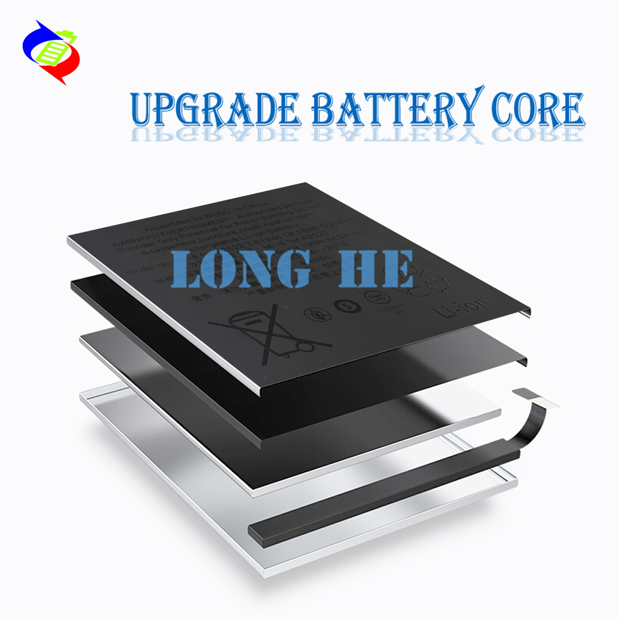 RECHARGABLE 5034mAh Battery for Apple iPhone A2568 IP Mini 6 AAA Replacement