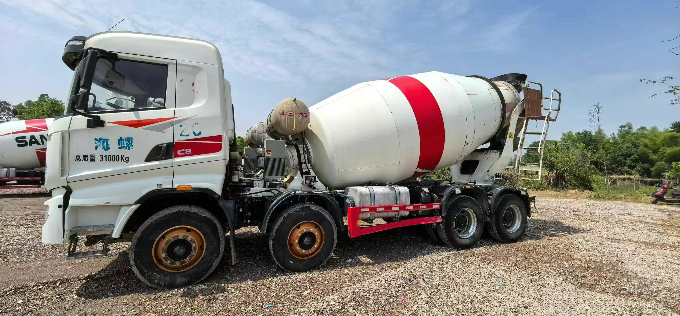 2021 Sany Heavy Industry 12 cubic concrete mixer truck for construction project