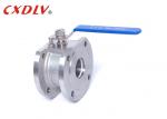 1pc Handle Wafer Flanged Ball Valve PTFE PPL Seat Italy Ball Valve Normal