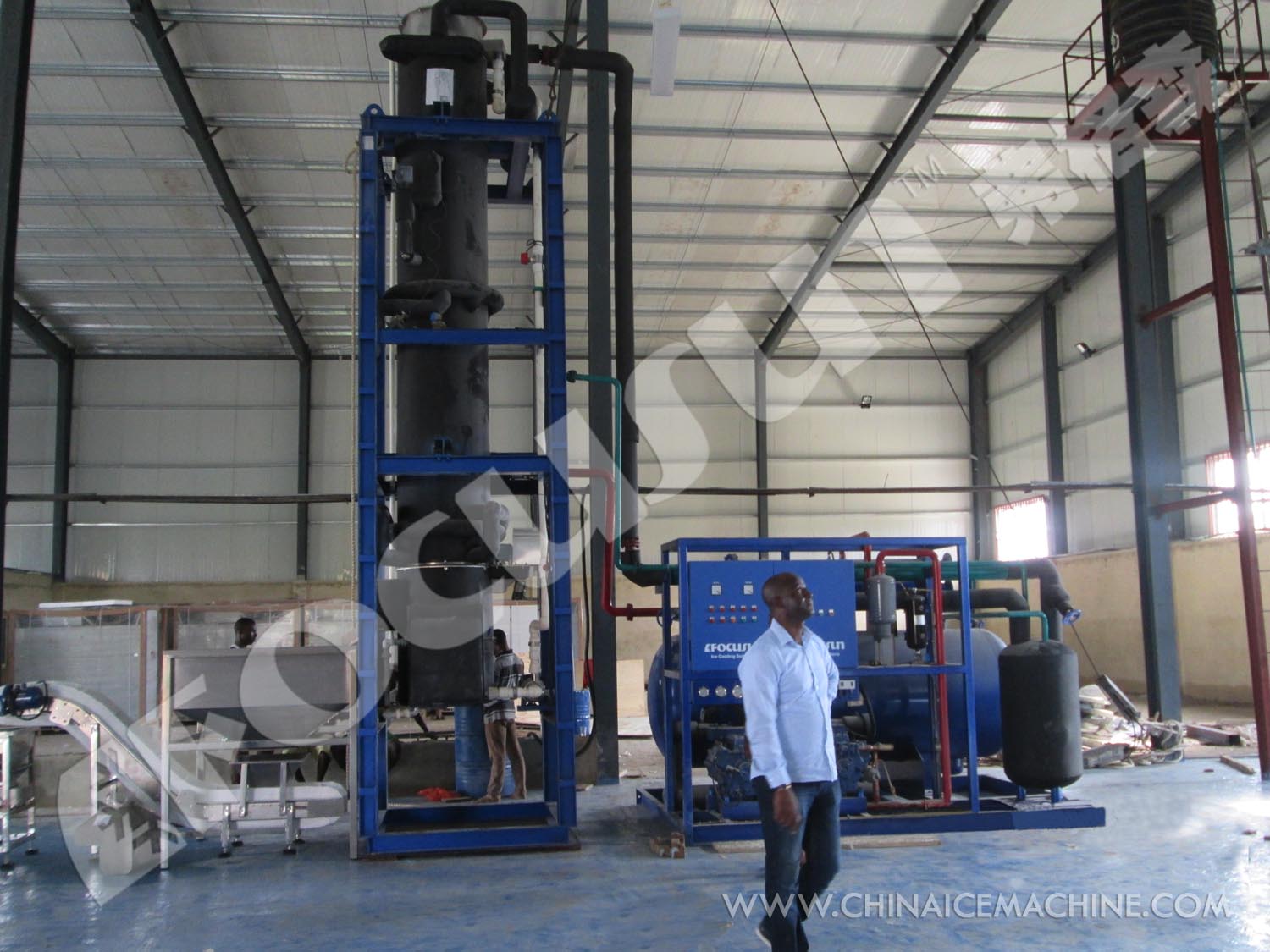 Video Outgoing-Inspection Provided Fully Automatic Ice Tube Packing Machine 200g-20kg