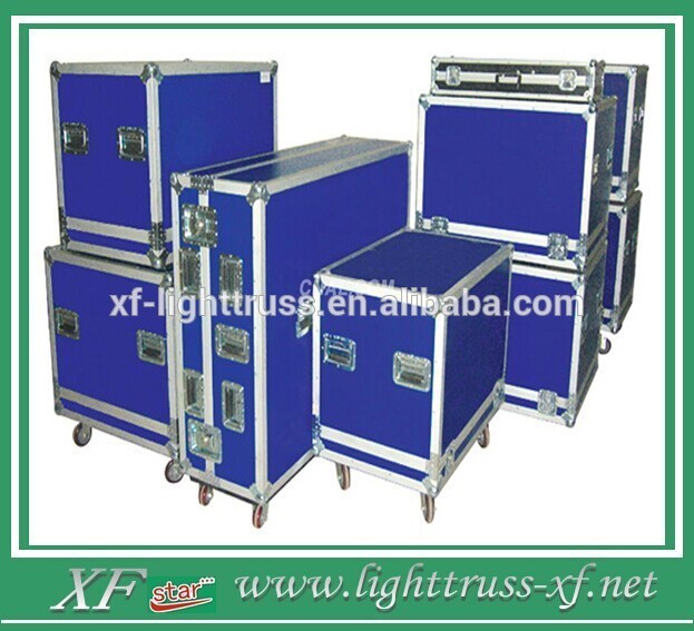 Big Events Used Aluminum Road Cases , Transportation Tool Box Plywood Customized Size