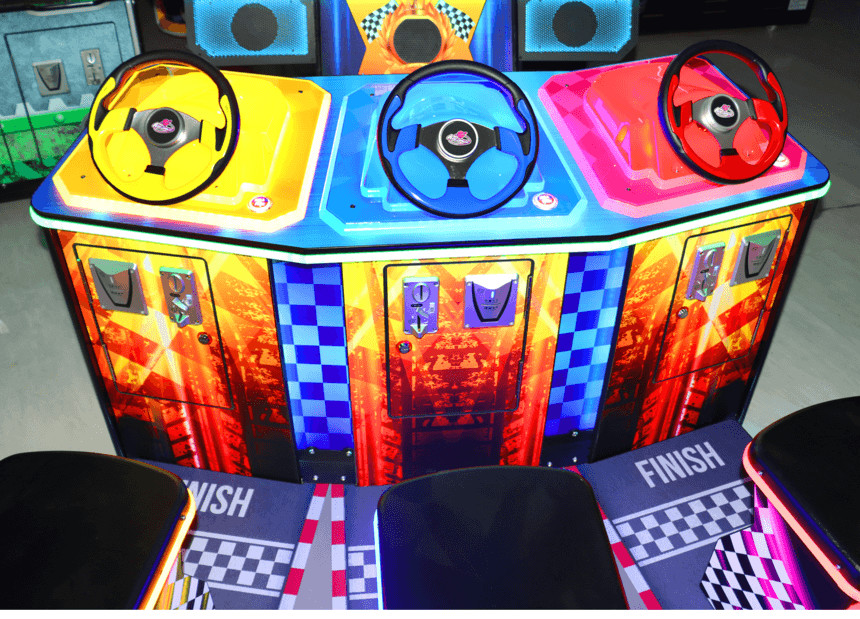 Nitro Speed (3PL With Seat) Racing Large 55 Inch LCD Screen Simulating Arcade Game Machine