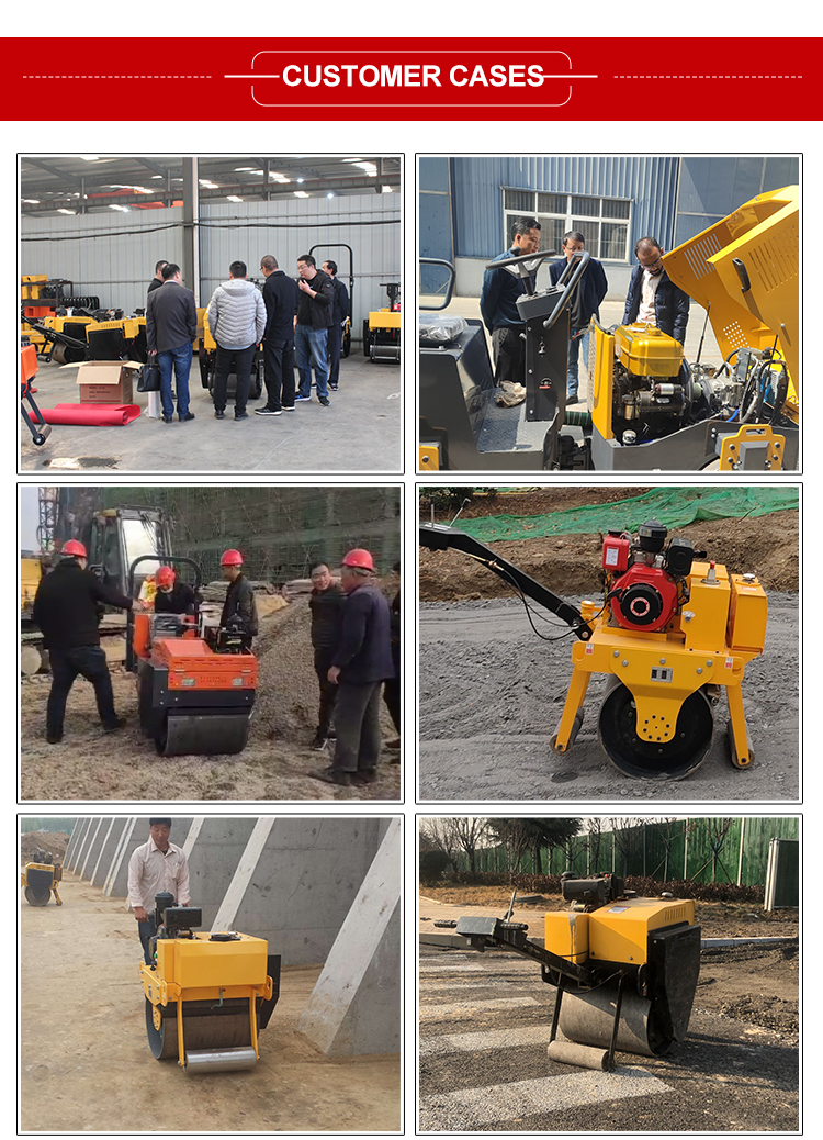 1 Ton 2t 3.5t Road Roller Double Drum Compactor in India for High Operating Efficiency
