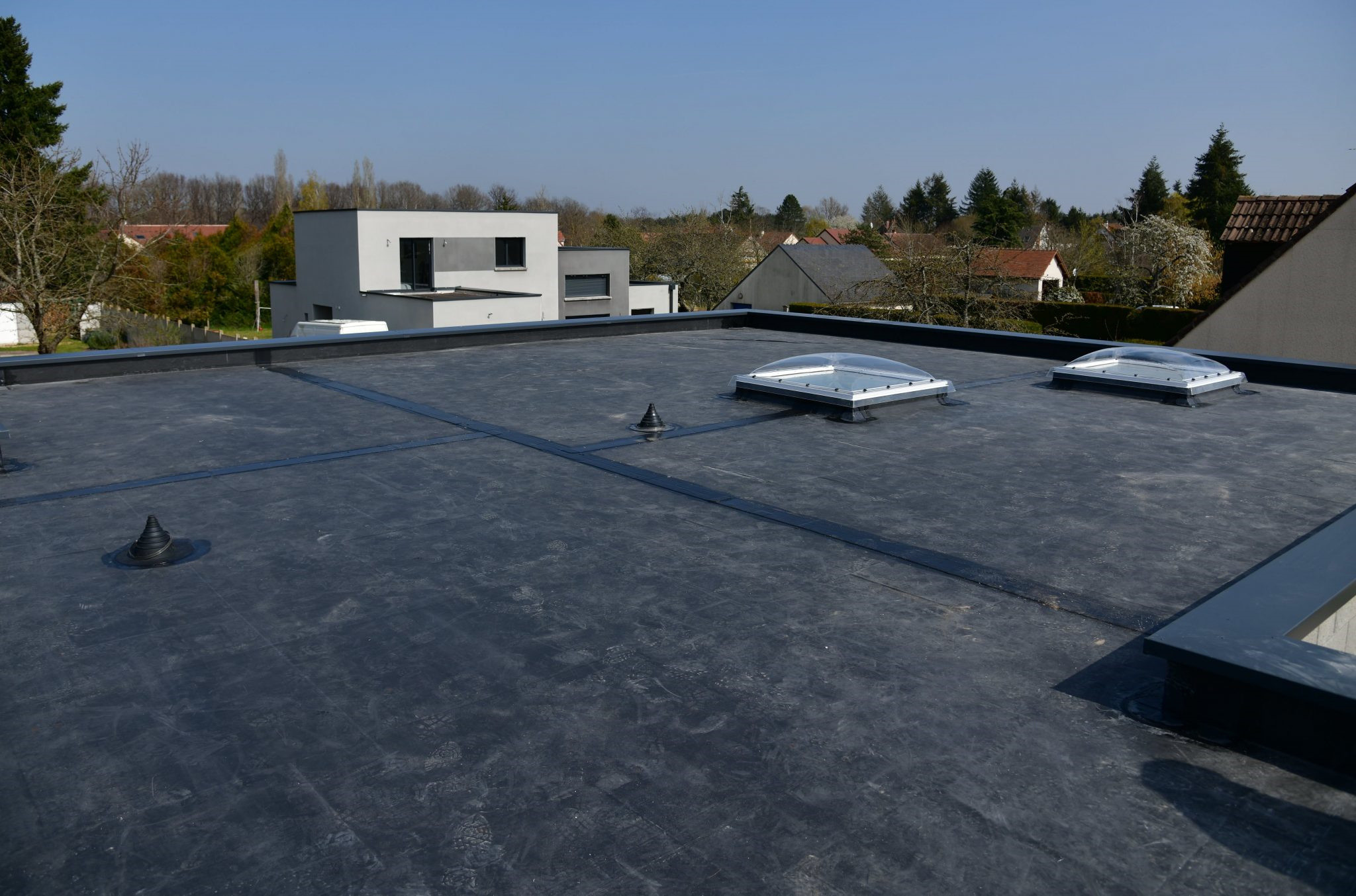 HDG Steel Ballasted Solar Mounting Systems Photovoltaic Flat Roof Racking