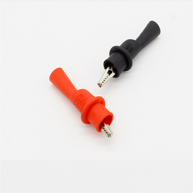 1000V 10A Multimeter Crocodile Clips , Multipurpose Battery Alligator Clips