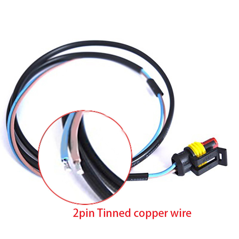 Custom 600mm Vehicle Wiring Harness Cable HID Waterproof Plug Socket