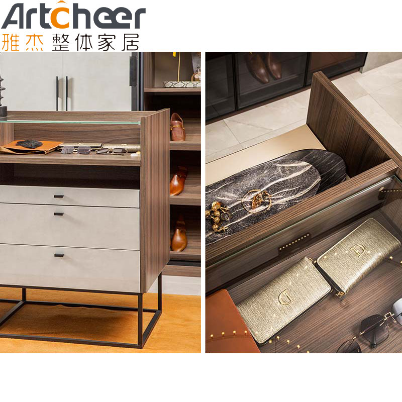 Midcentury Organizer Clothes Walk In Closet Cabinet Simple Wardrobe For Bedroom Furniture