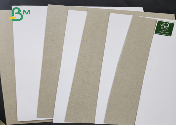 350gr 450gr Duplex Cardboard Grade AA Stiffness One Side Grey For Gift Box