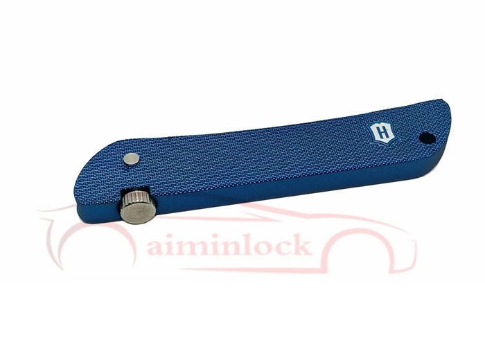 Foldable 7 In 1 Lock Picking Set Locksmith Tools Haoshi Fold Locksmith Tools (Blue）