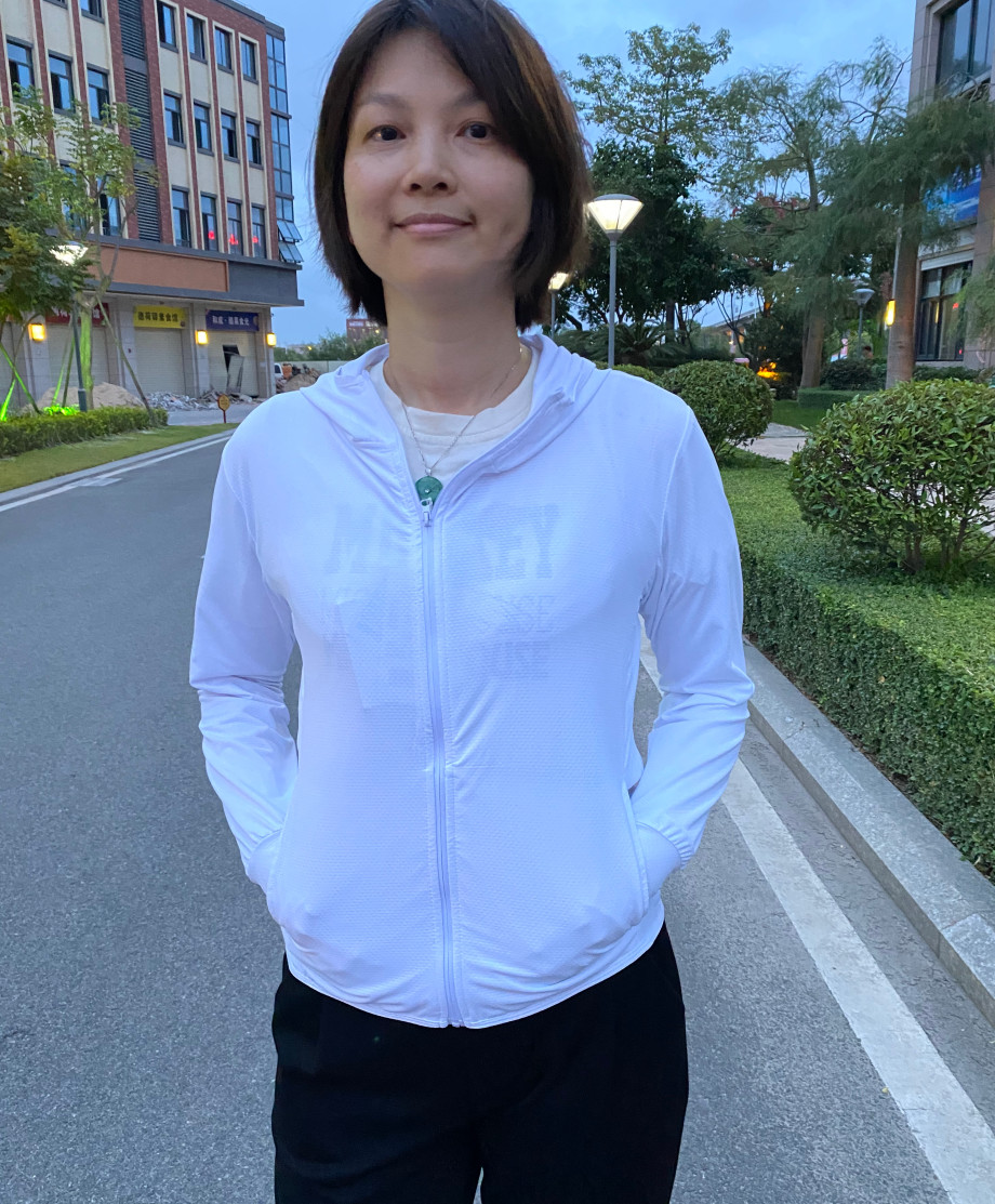 Casual 88% Polyester 4 Way Spandex Ladies Active Jacket For Autumn