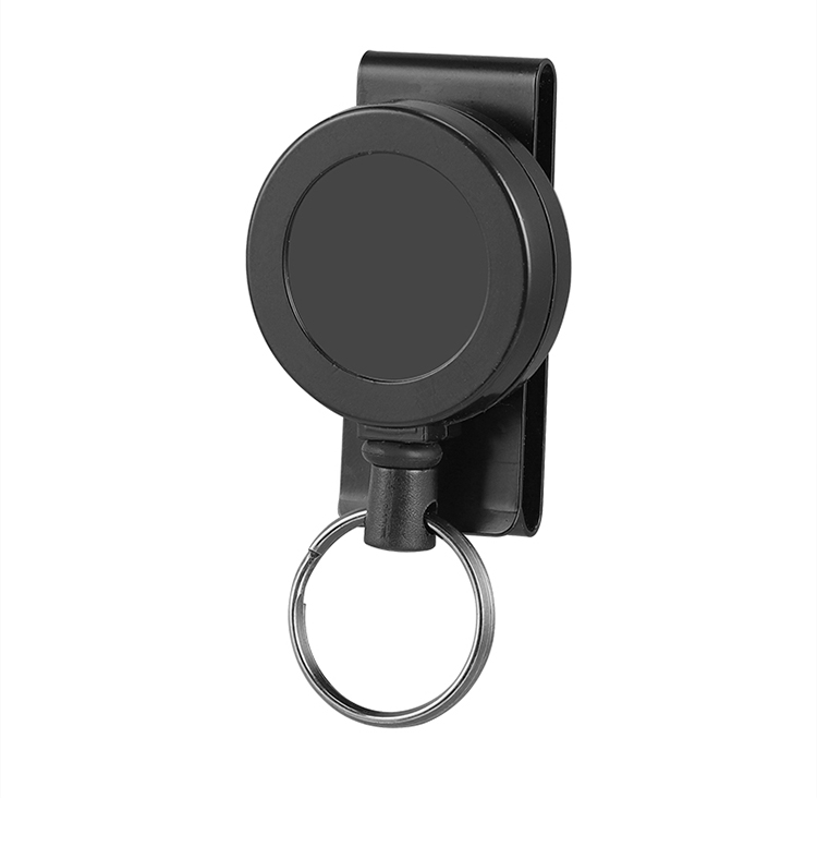 Deyi Badge Reel Retractable Keychain Tactical ID Badge Holder Reel Heavy Duty Carabiner