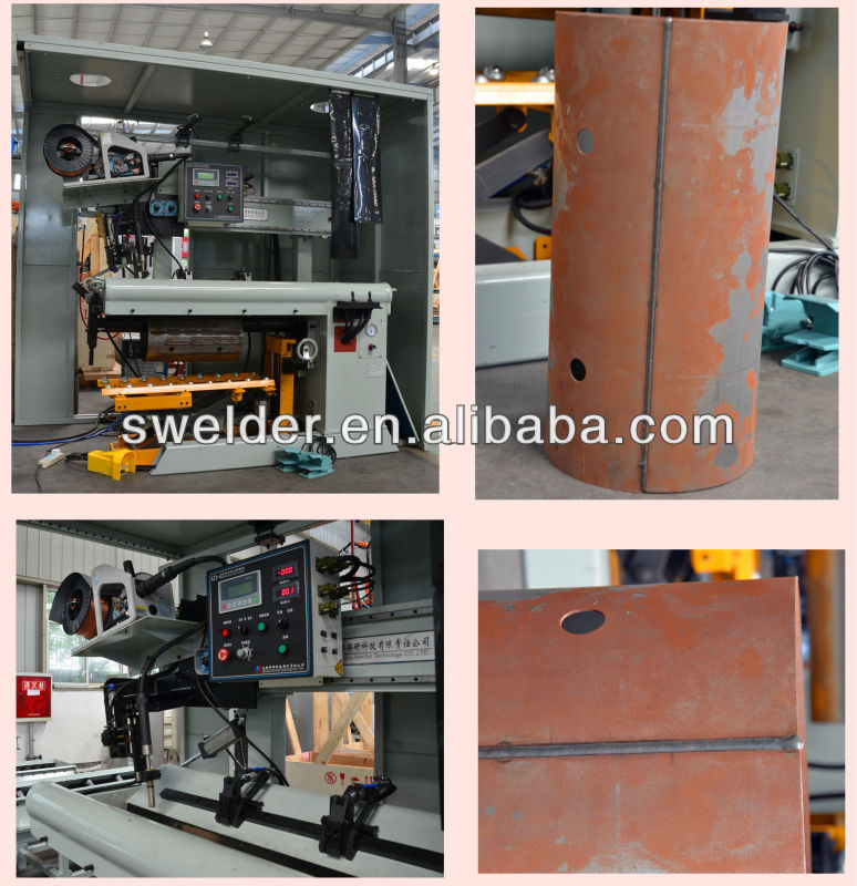 Auto Circumferential Seam Welding Machine For Metal Water Heater Inner Tank