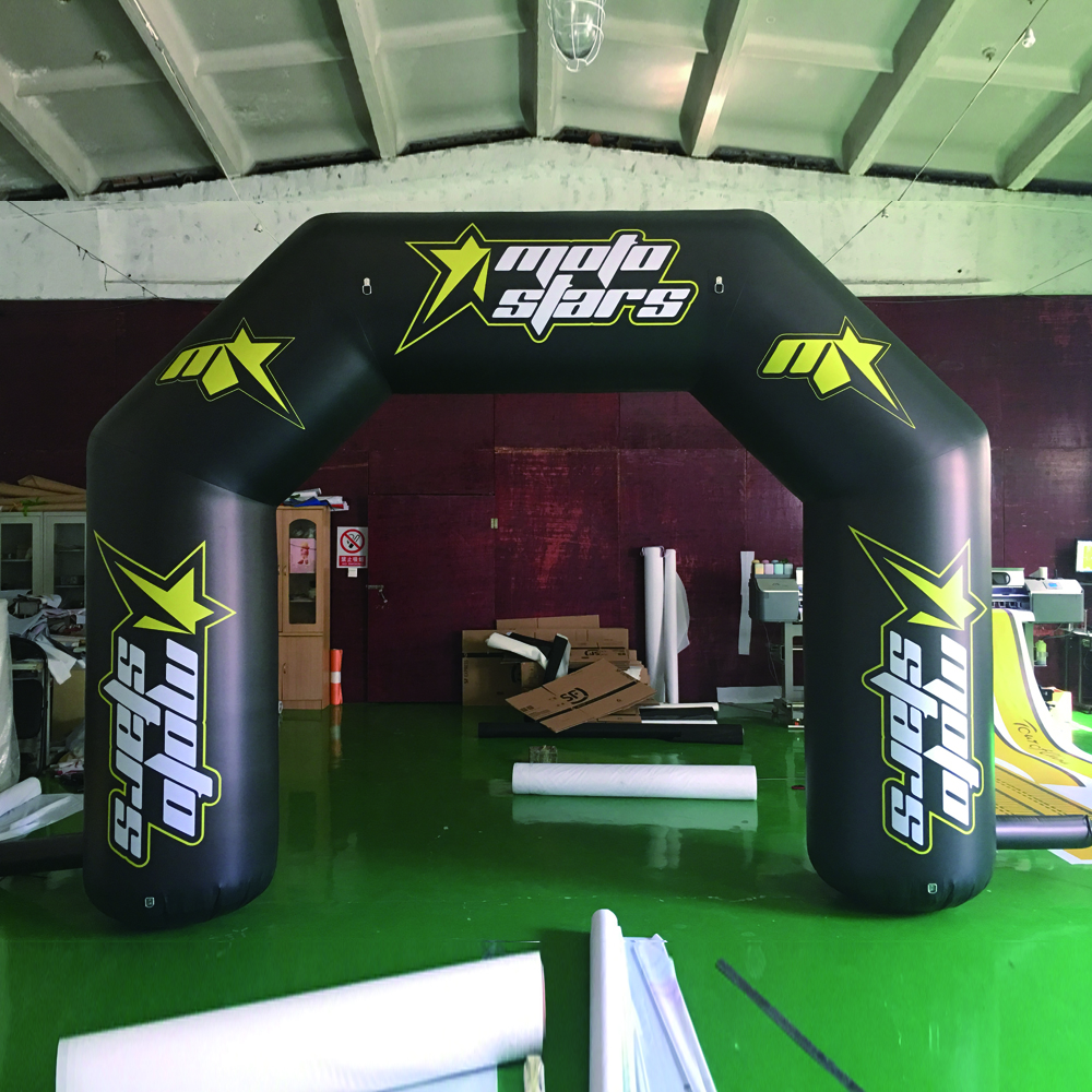 Customized Design Outdoor Advertising Inflatable Archway Marathon Start Finish Line Inflatable Arch