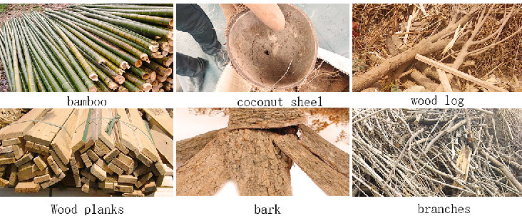 Tree Branches Shredder Charcoal Briquettes Wood Crusher Machine