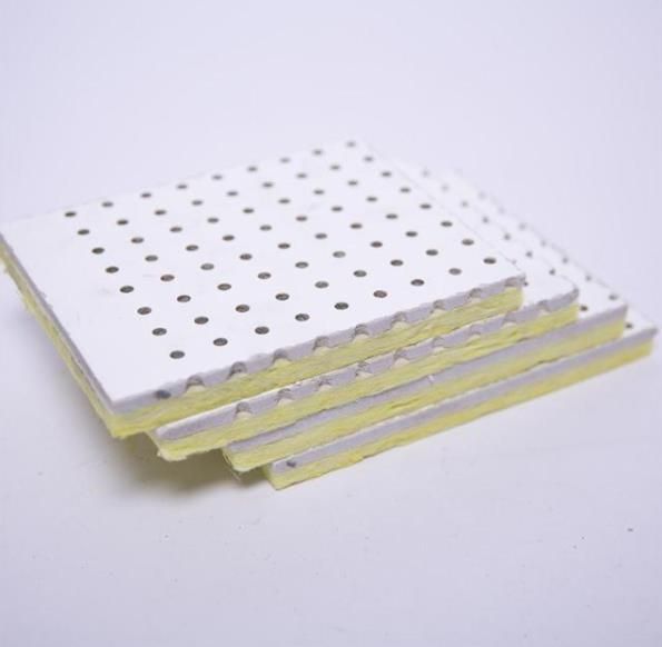 Fireproof Acoustic Soundproof Fiberglass Ceiling Board