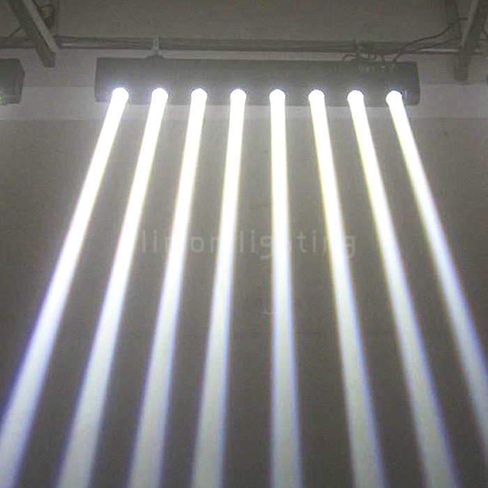 8x10W RGBW 4in1 DMX Pixel Linear Sweeper Beam LED Moving Head DJ Bar Light