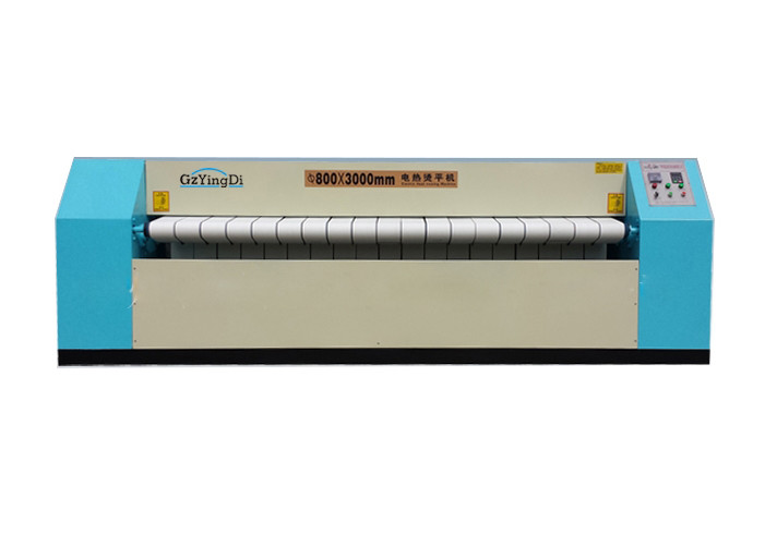 Automatic Flatwork Ironer Machine , Hotel Laundry Machines φ800 x 3000mm