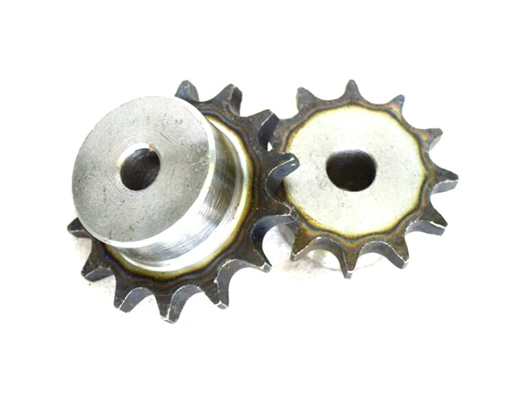 24A10T Blacken Treatment Harden Tooth C45 steel large platewheels roller chain sprocket