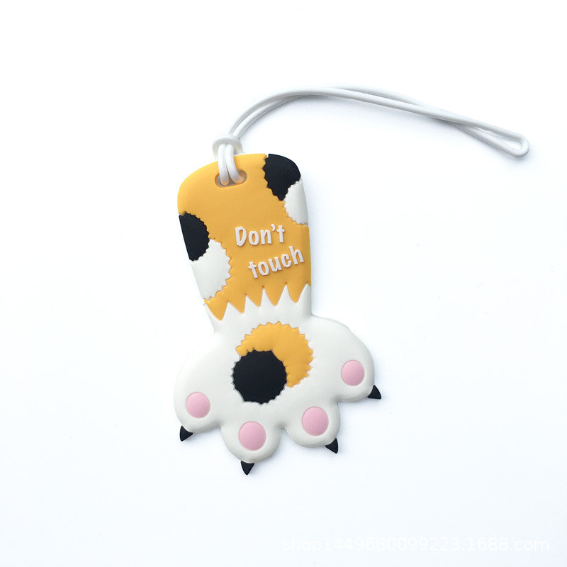 Cute Animal Silicone Luggage Tags Bag Tag Travel ID Labels Tag For Baggage Suitcases Bags Travel Accessories