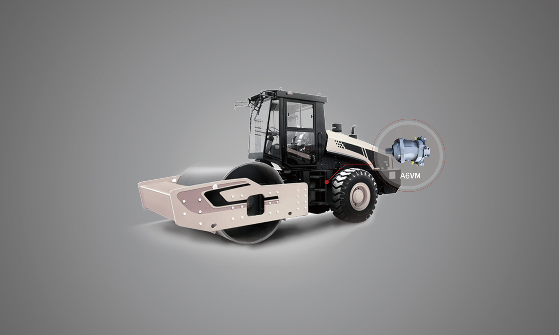 A6VM71 Rexroth Piston Motor Cast Iron Material for Road Roller 400 Bar Pressure