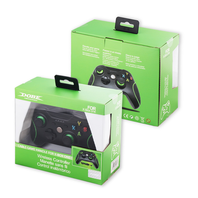 Factory cheap wired Xbox one controller gamepad joystick black color 1.2M cable