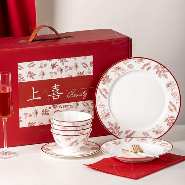 Year Porcelain Gift Under Glazed Ceramic Plate For 2024 Chinese Zodiac Dragon Year