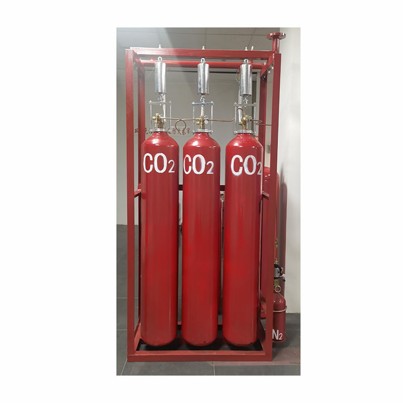 0.6kg/L Red CO2 Fire Suppression System For Commercial Buildings