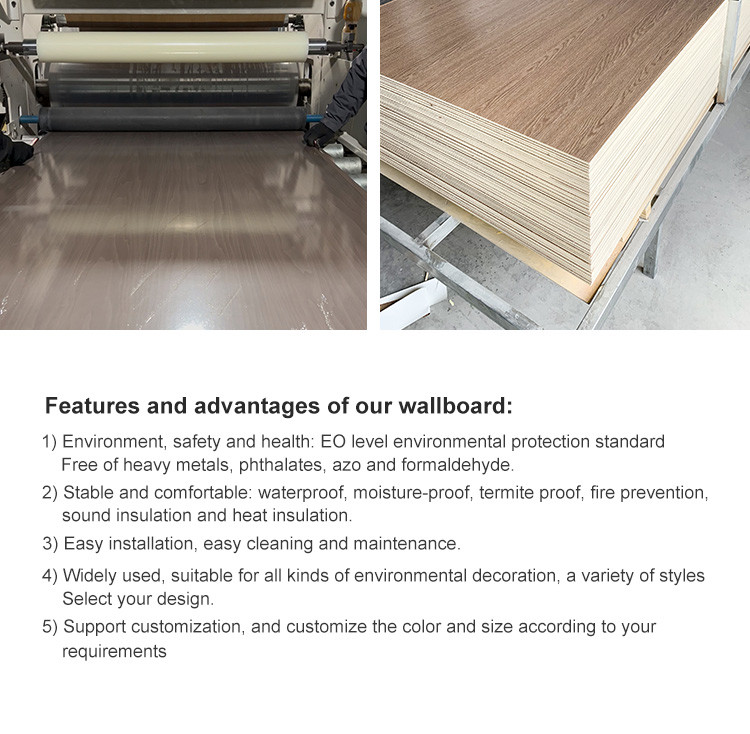 Factory Customized Environmentally Friendly Wood Grain Wood Veneer Wall Panels