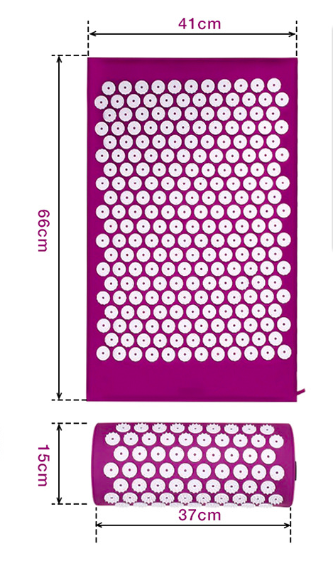 Multi Colors ABS Plastic Yogi Bare Acupressure Mat Bed Of Nails Yoga Mat Antiwear
