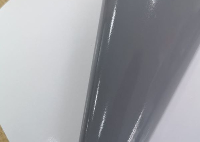 PE Coated Paper Liner Digital Printing Film Vinyl With Grey Adhesive