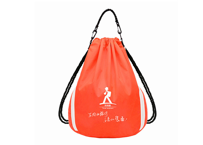 Custom outdoor riding backpack sports basketball drawstring bag travel bag yoga fitness folding bag