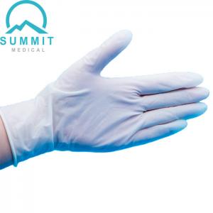 Buy cheap 0.08mm Medical Disposable Examination Gloves , Powder Free Sterile Latex Surgical Gloves product