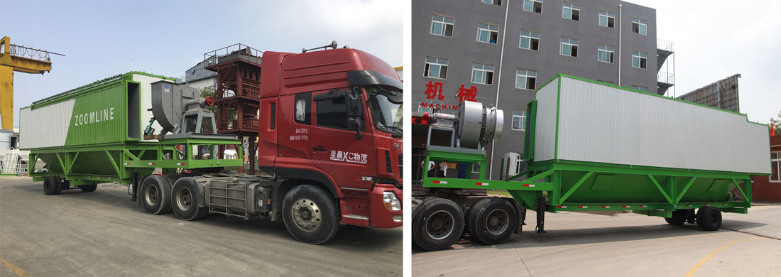 ZAP-M120 Mobile Batch Asphalt Mixing Plant