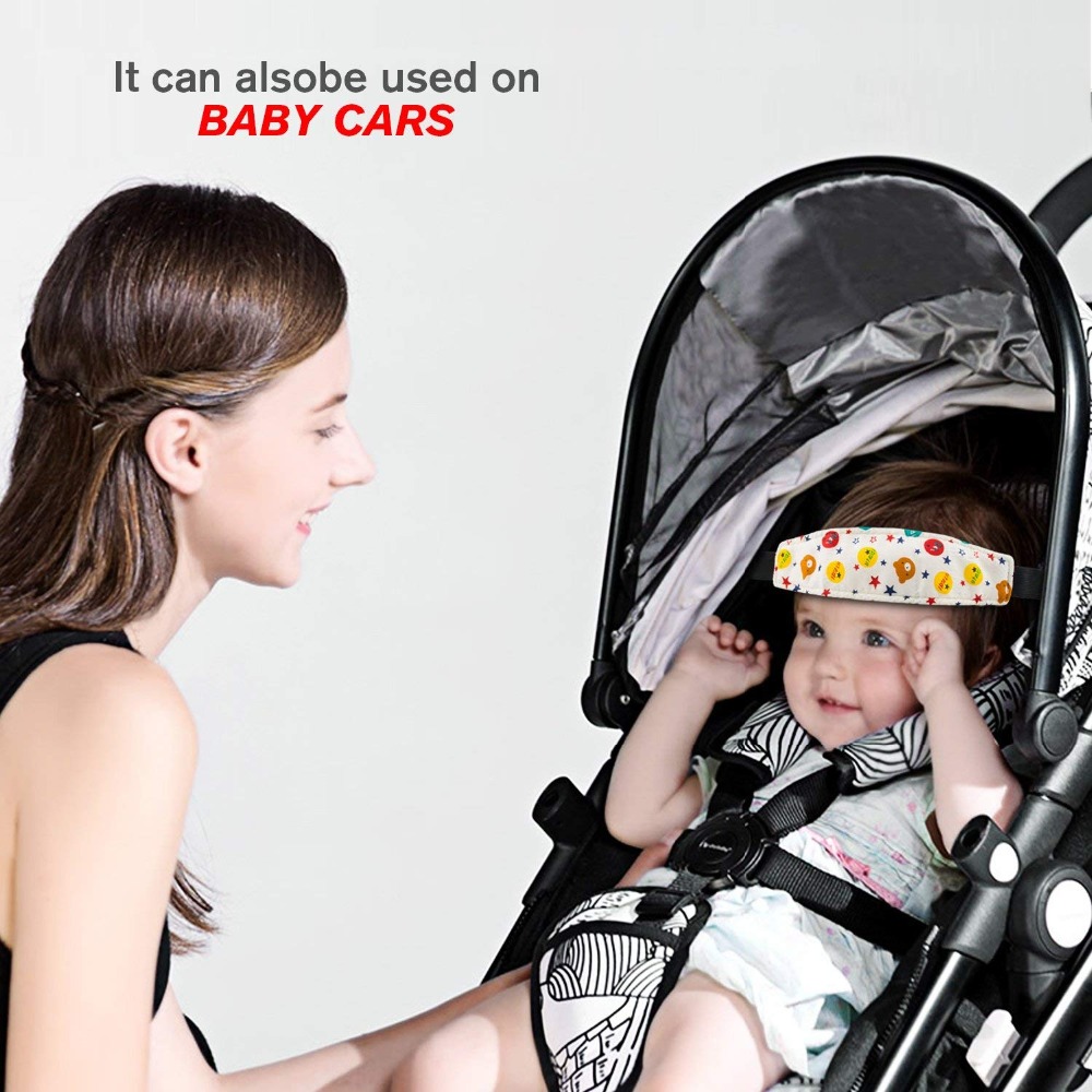 Fixing Band Baby Head Support Holder Sleeping Belt Baby Safety Car Seat Sleep Head Travel Stroller Soft Pillow