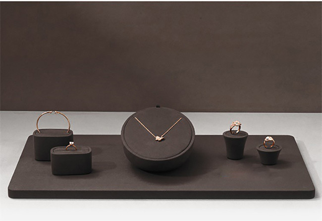Jewelry Exhibition Couple Ring Display Customized Size Counter Display Props