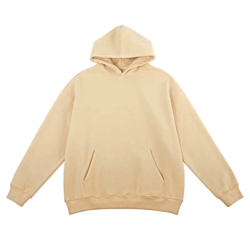 High Quality Heavy Weight Cotton Stringless Blank Hoodie Custom Men Streetwear OEM Logo Custom Hoodie