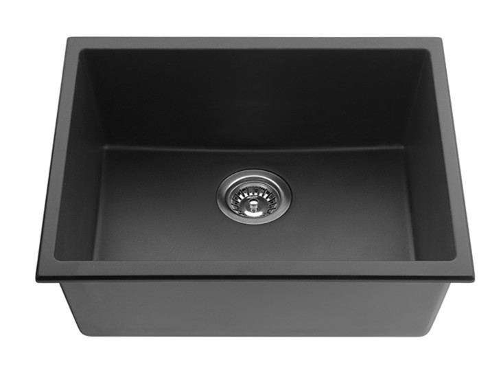 9-Inch Deep Under Mount Single Bowl Artificial Quartz Stone Composite Granite Laundry Sink