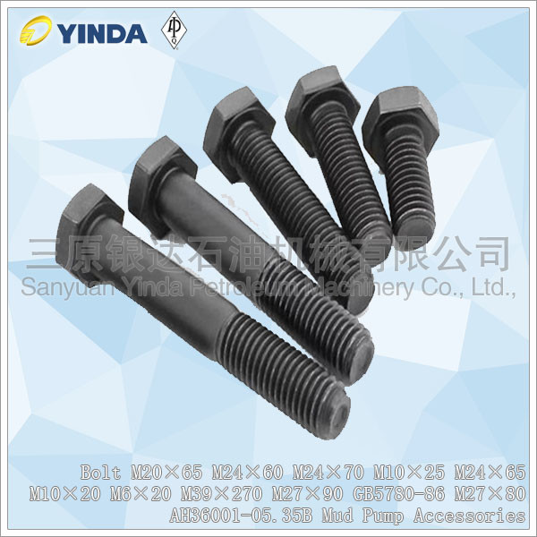 Bolt Mud Pump Accessories Haihua F1600 HH11309A.05.01.005.167 High Strength Steel