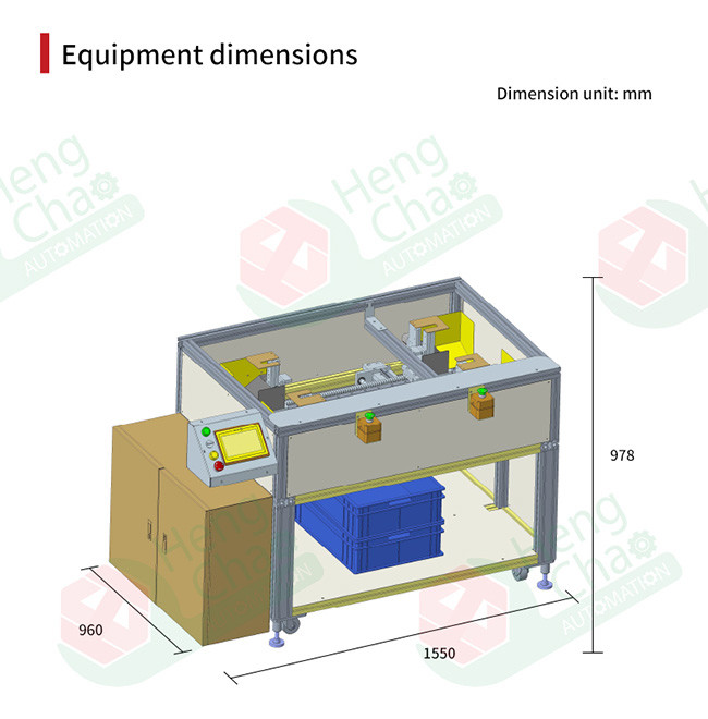 600mm Long Automation Making Filter Assembly Machine For Production Line