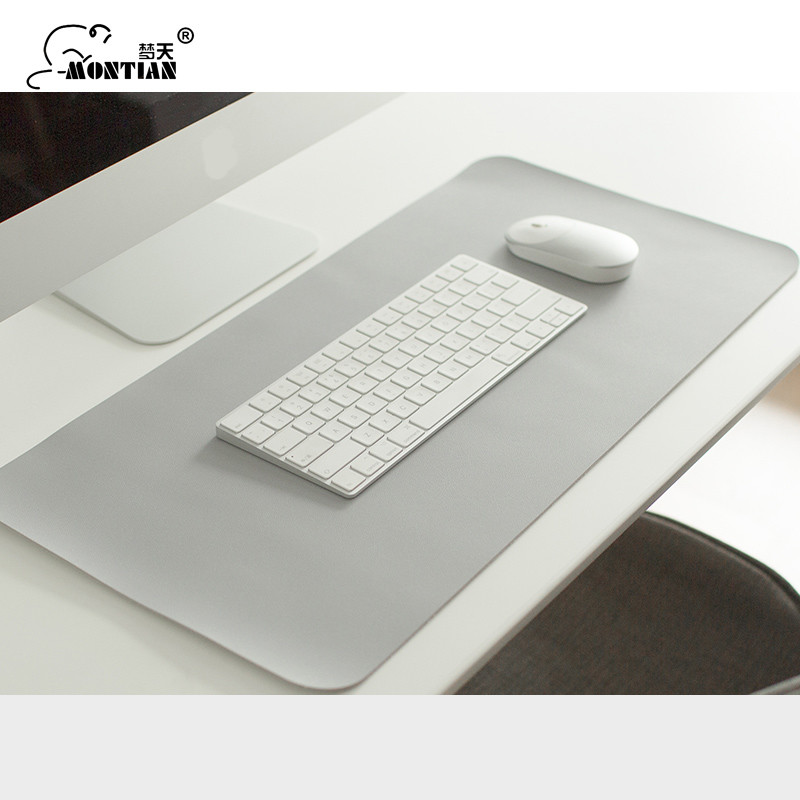 Odorless Large Leather Mouse Pad , Leather Extended Mouse Pad