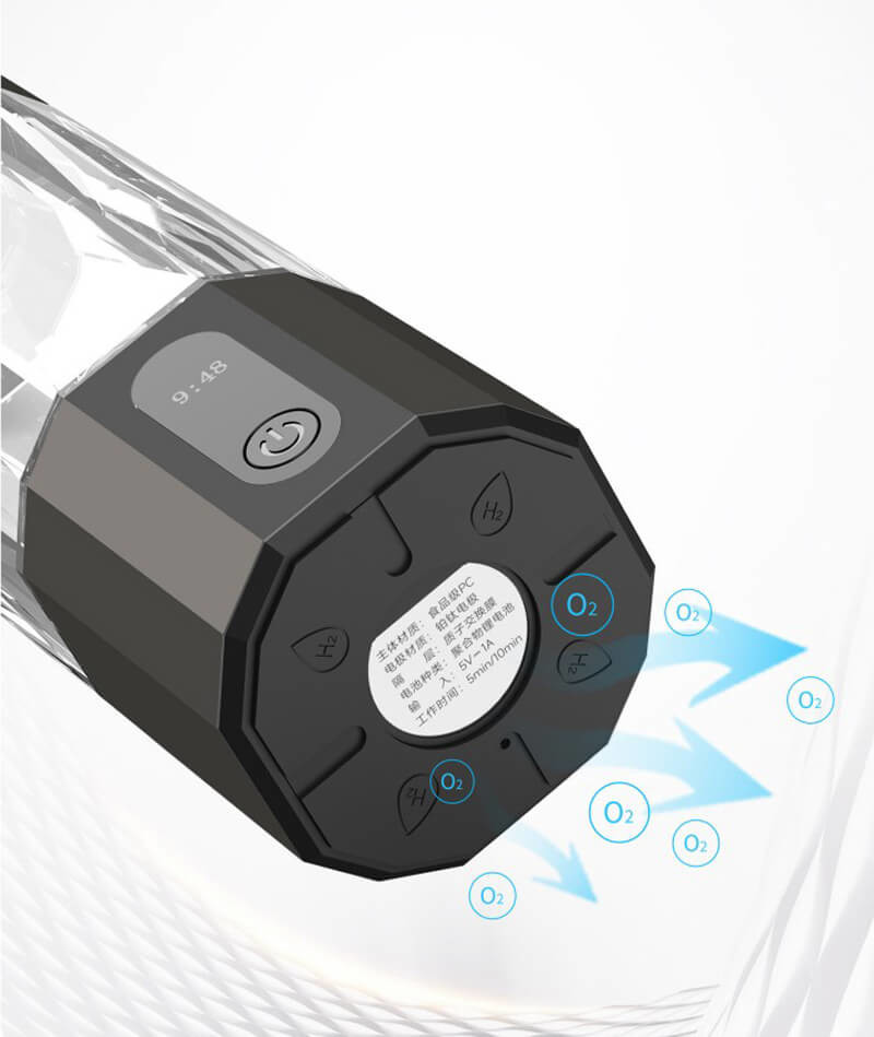 Factory Customized 210ml Hydrogen Water Generator Bottle SPE Water Ionizer 5000 - 6000ppb