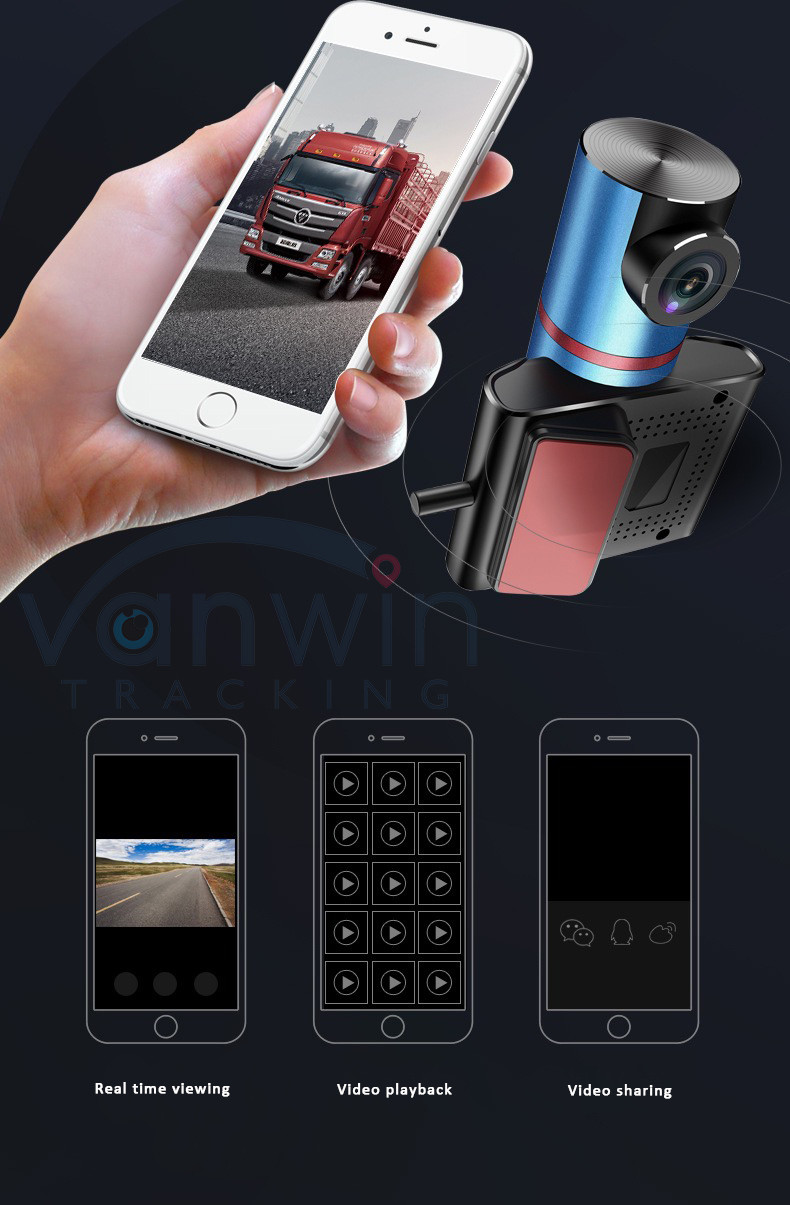 Hidden Taxi Surveillance Camera Supports GPS WiFi Connectivity Car Dashcam