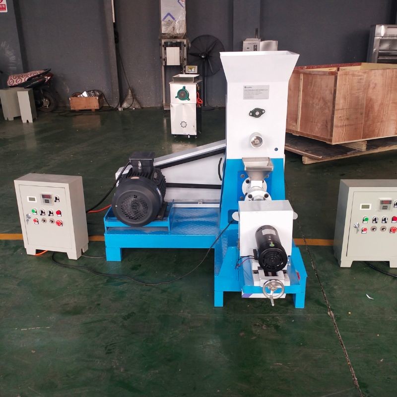 12mm Fish Food Manufacturing Machine Floating Fish Feed Mill Pellet Extruder Making Machine
