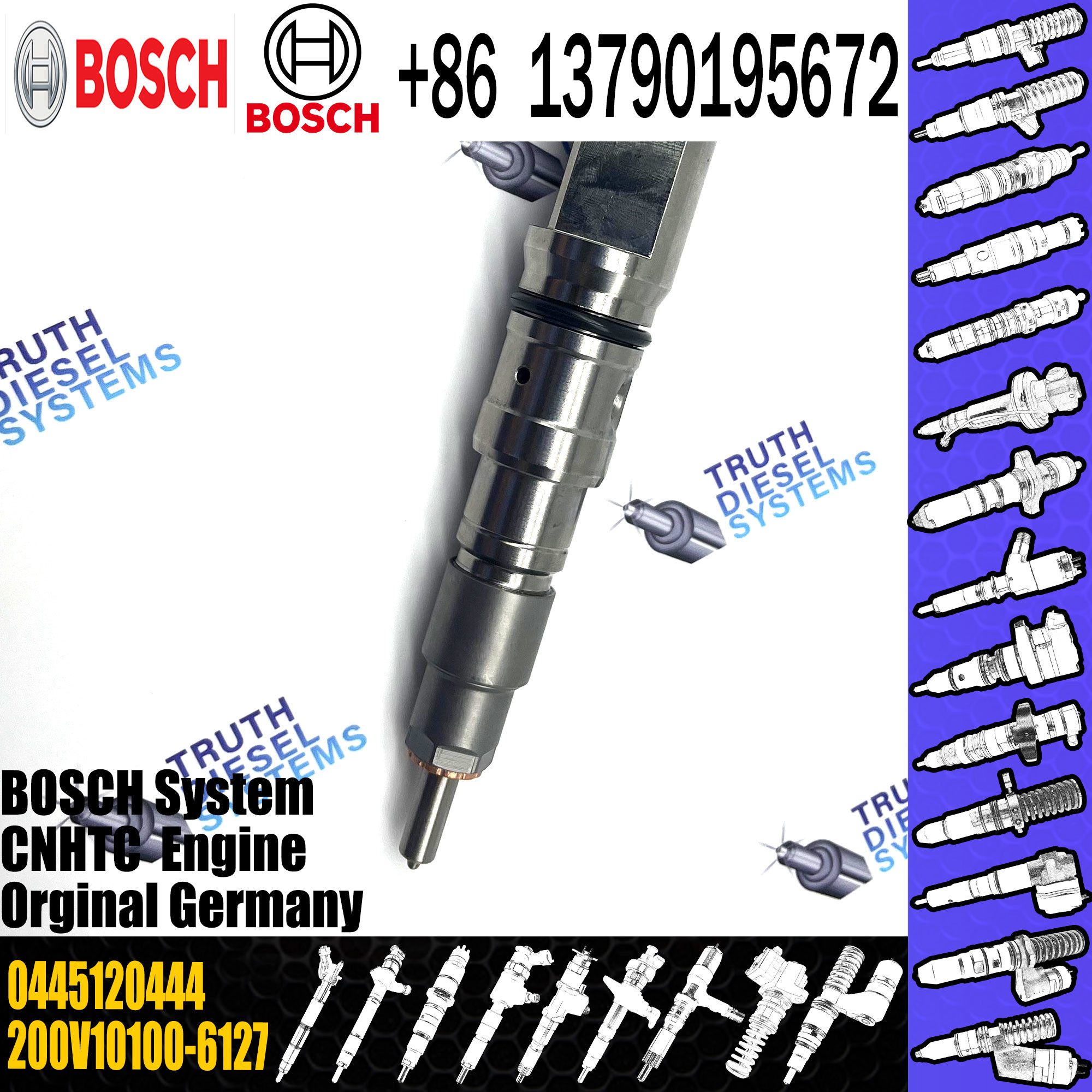 High Quality Diesel Engine Injector 0445120442 0445120443 0445120444